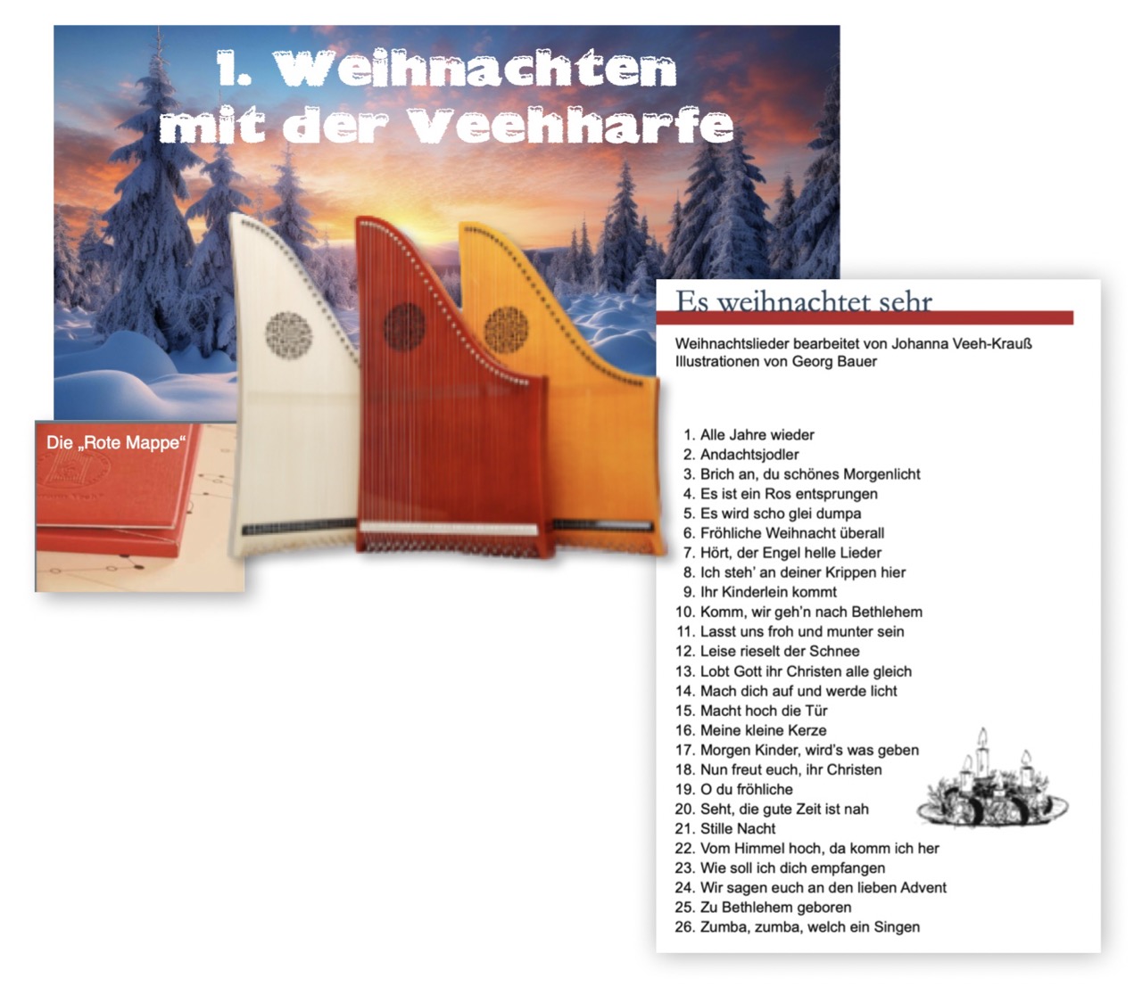Klein Weihnachtsankundigung